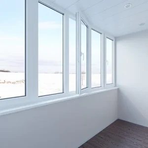 Отделка балкона ПВХ панелями